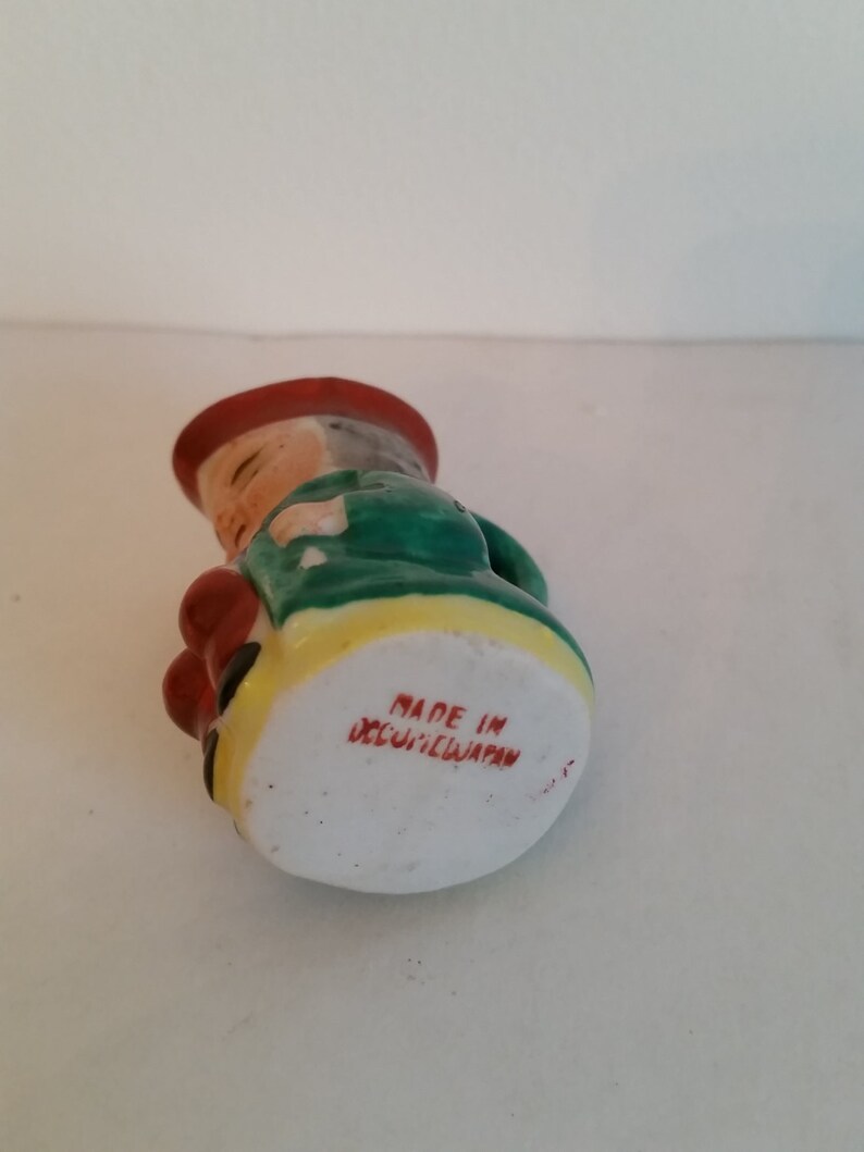 Toby Jug Toothpick Holder Made in Occupied Japan Figurine Etsy