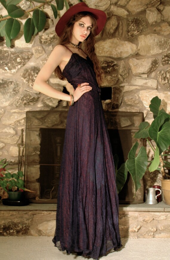 Purple lace dress