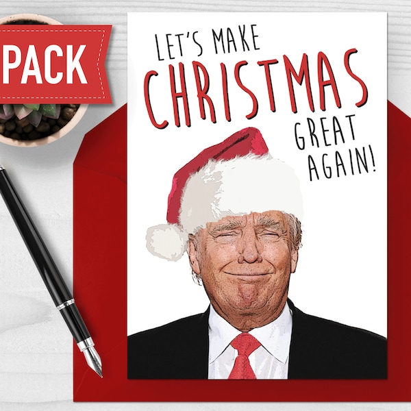 Funny Political Christmas Cards Etsy
