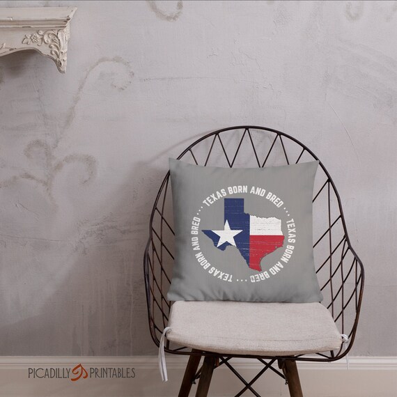 Colorado Born and Bred CO State Flag Native Coloradoan Decorative Accent Pillow 18 x 18