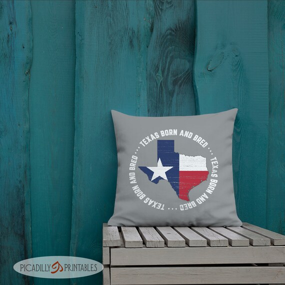 Colorado Born and Bred CO State Flag Native Coloradoan Decorative Accent Pillow 18 x 18