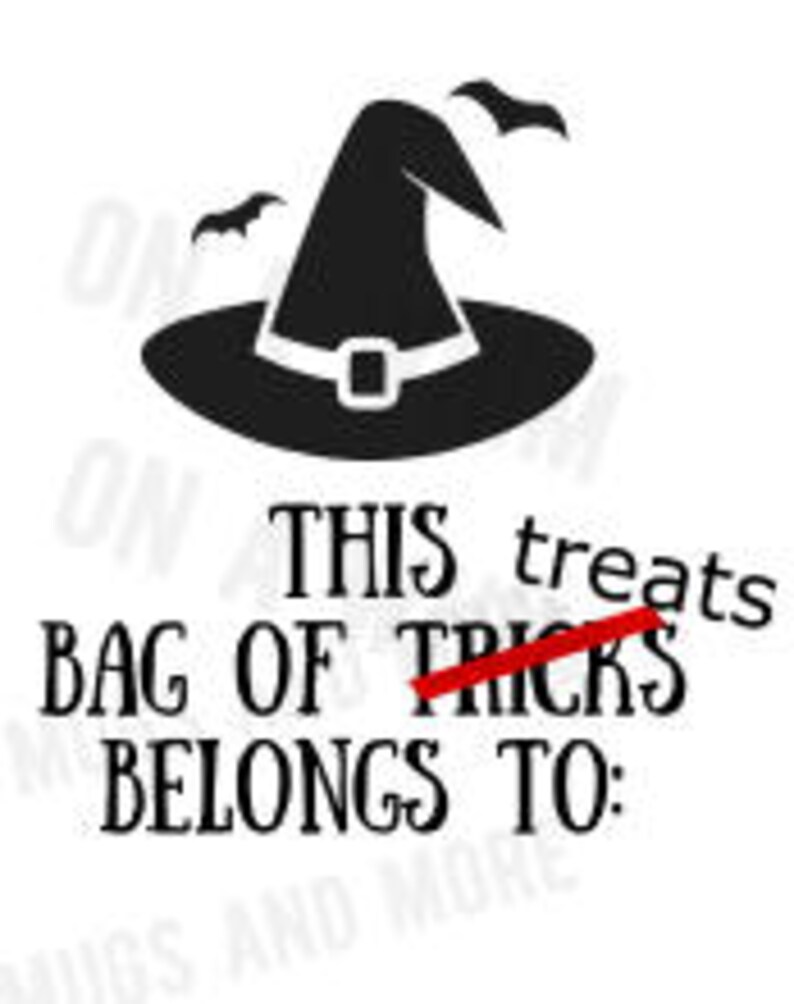 Download Bag of treats SVG Halloween SVG Treat Bag SVG | Etsy