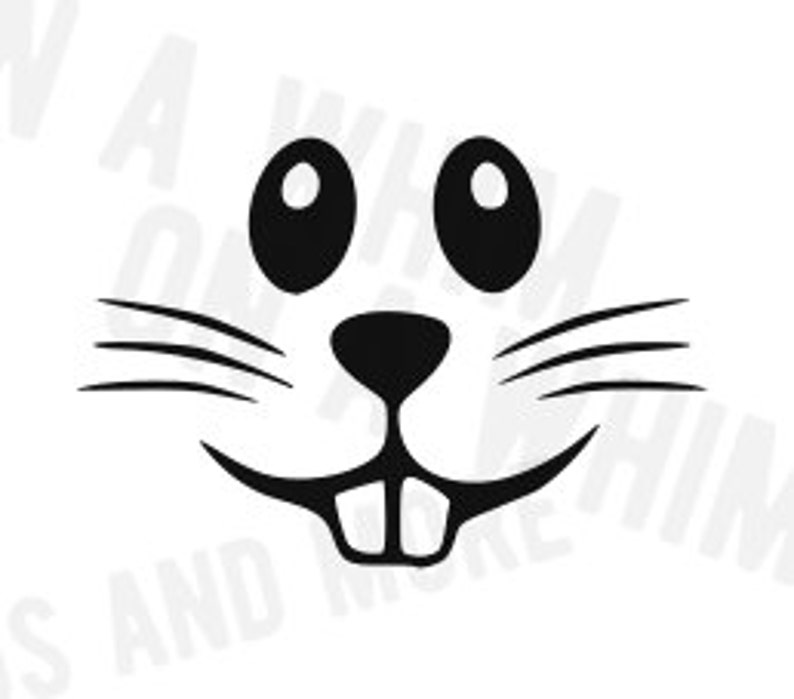 Download Bunny Face SVG Easter bunny svg pdf png Easter Cute Bunny ...