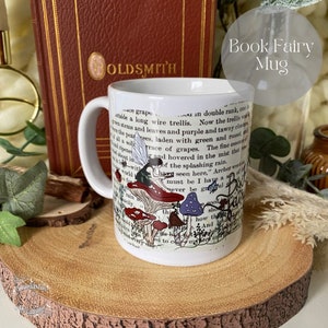 Book fairy mug literary mug bookish mug bookish gift