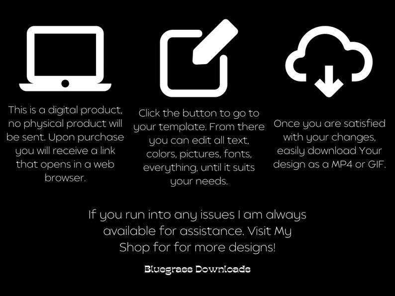 Gender Reveal Video Neon Baby Gender Announcement Video Etsy