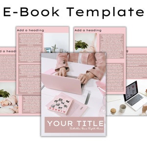 Modern EBook Template For Canva - Coaching Template- Course Template - Lead Magnet Template