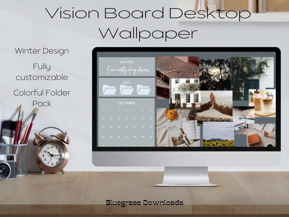 Free and fully customizable desktop wallpaper templates