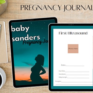 Digital Pregnancy Journal - Pregnancy Tracker - Goodnotes or Notability - 8.5&quot; x 11&quot; or A4 - Expecting Mothers