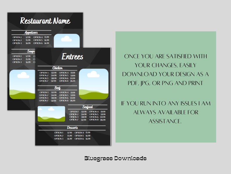 Beautiful view of Customizable Restaurant Templates