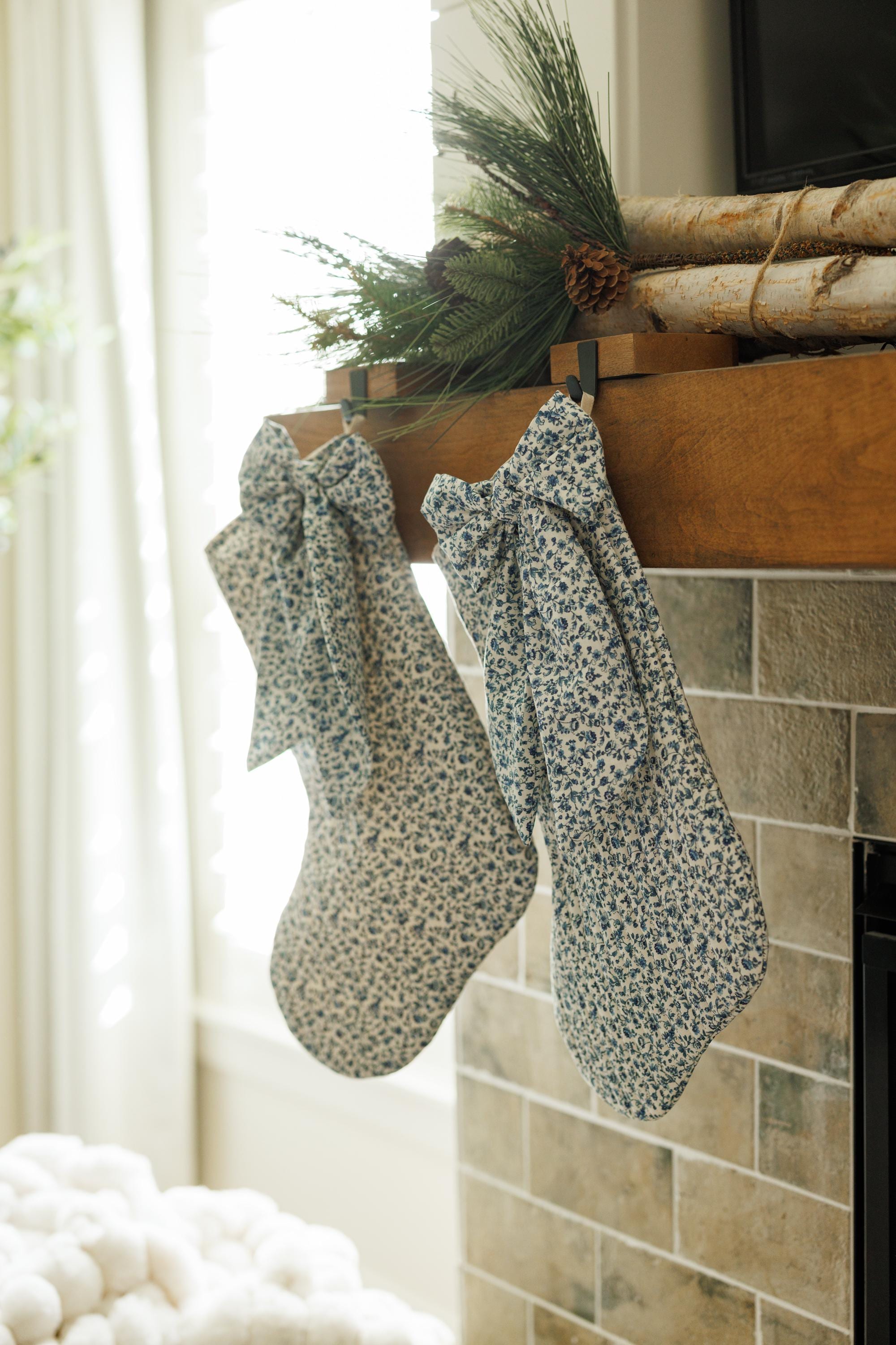 Quilted Bow Stocking PDF Sewing Pattern, DIGITAL File, Detailed Video ...