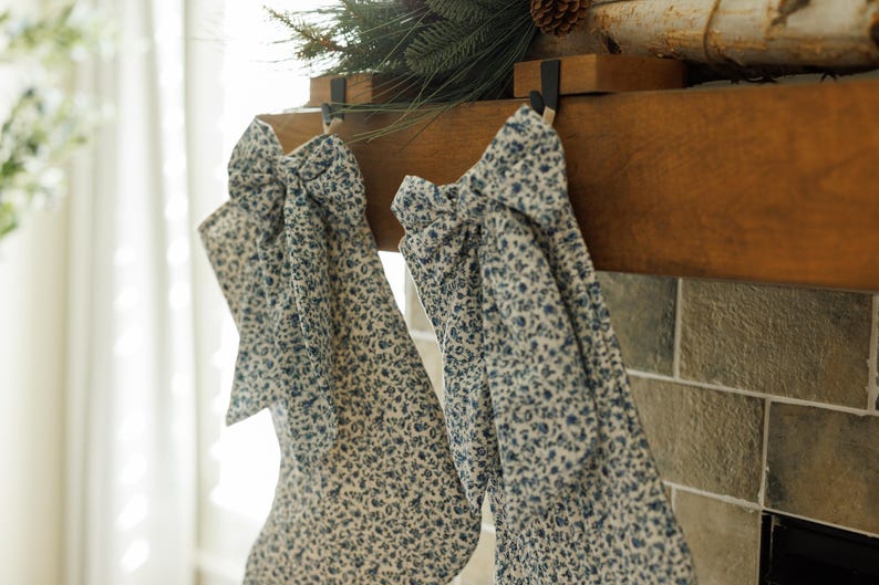 Quilted Bow Stocking PDF Sewing Pattern, DIGITAL File, Detailed Video ...