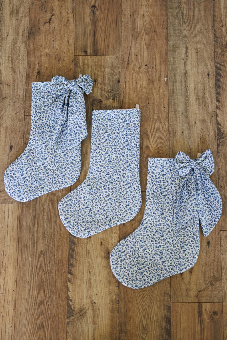 Quilted Bow Stocking PDF Sewing Pattern, DIGITAL File, Detailed Video ...