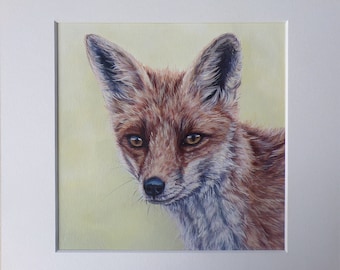 Renard - Peinture originale par Alison Armstrong