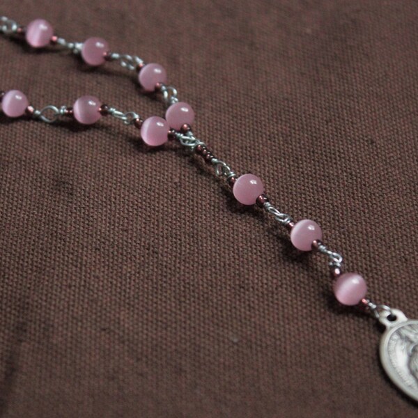 St. Mary Magdalene Chaplet - Penitent Pink