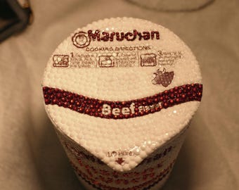 maruchan noodle container bedazzled