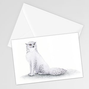 Snowy Fowl 2 |  Tirage d’art de carte postale miniature