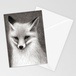 Inari Le renard | Tirage d’art de carte postale miniature