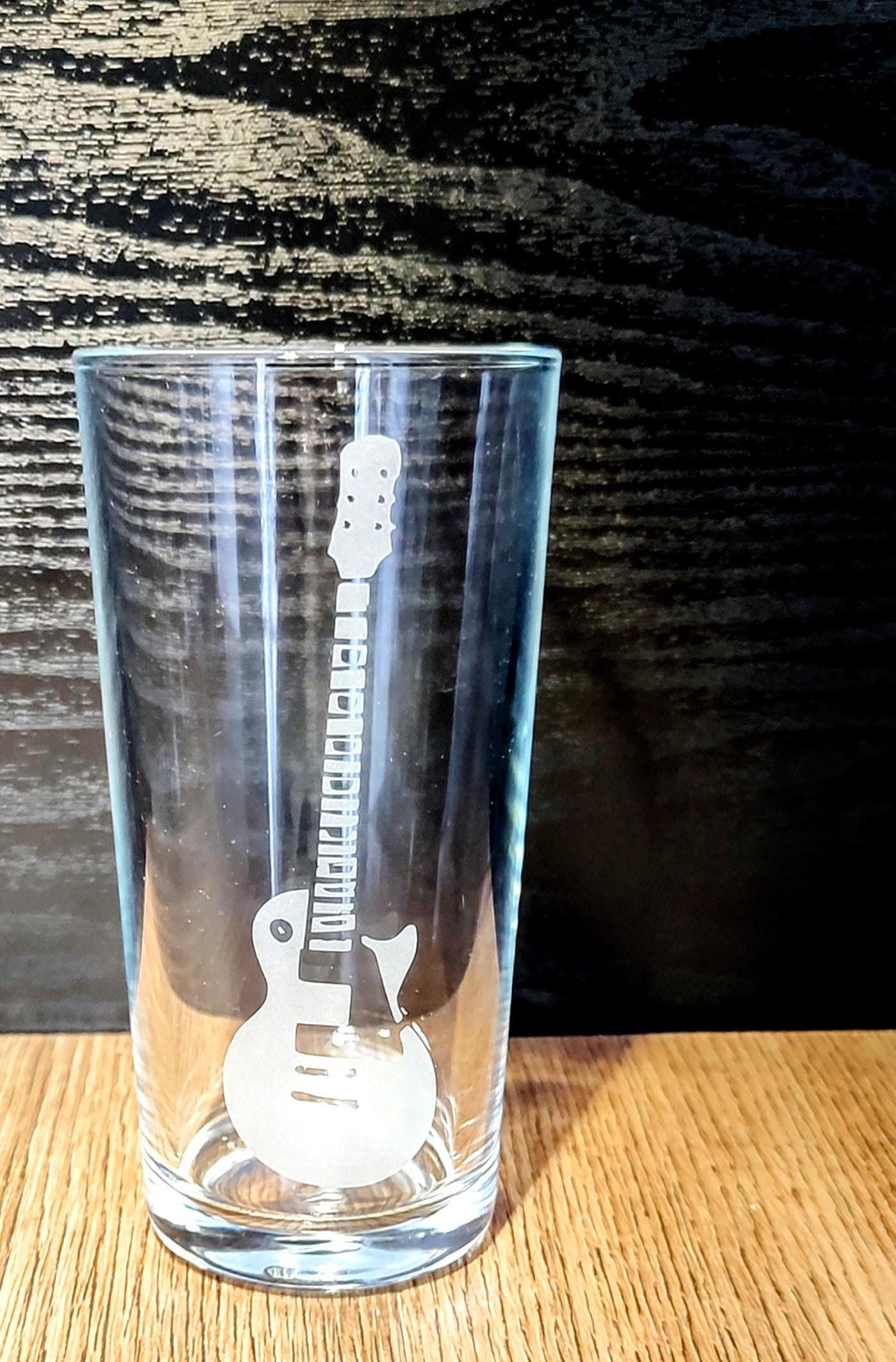 Guitar Glass different Styles Available Etsy UK