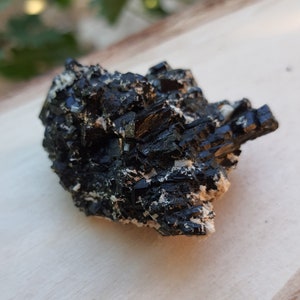 Tourmaline With Orthoclase Feldspar Natural Specimen, Raw Tourmaline crystal, 43g