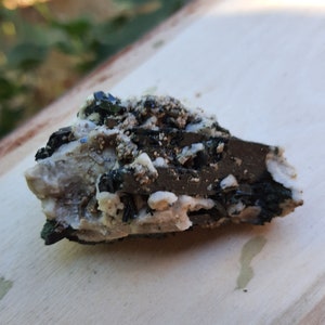 Aegirine with Orthoclase Specimen: Raw Crystal Blade from Malawi (47g)