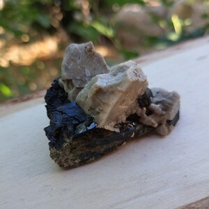 Aegirine with Orthoclase Specimen: Raw Crystal Blade from Malawi