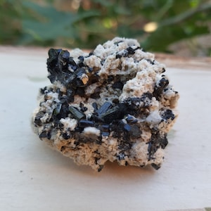 Aegirine with Orthoclase Specimen: Raw Crystal Blade from Malawi