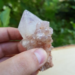 Laveder Spirit Quartz 100g, Amethyst Cactus Quartz, Crystal Clusters