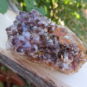 AAA Amethyst Druzy Cluster: 735gm Raw Quartz Crystal