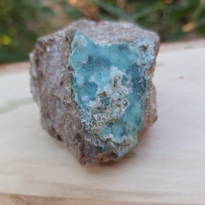 Druzy Chrysocolla Specimen Blue Mineral Specimen 100g