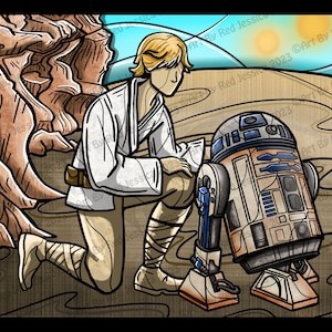 Luke and R2D2