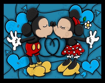 ☺︎kiss kiss mouse☺︎です Mouse Kisses - Etsy
