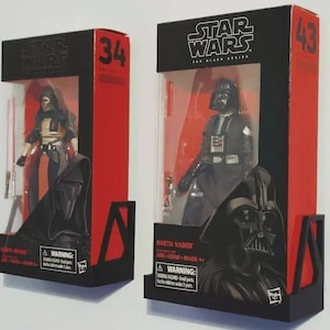 x2 Display Stand for Star Wars 1/12 Scale Black Series Figures Wall Mount