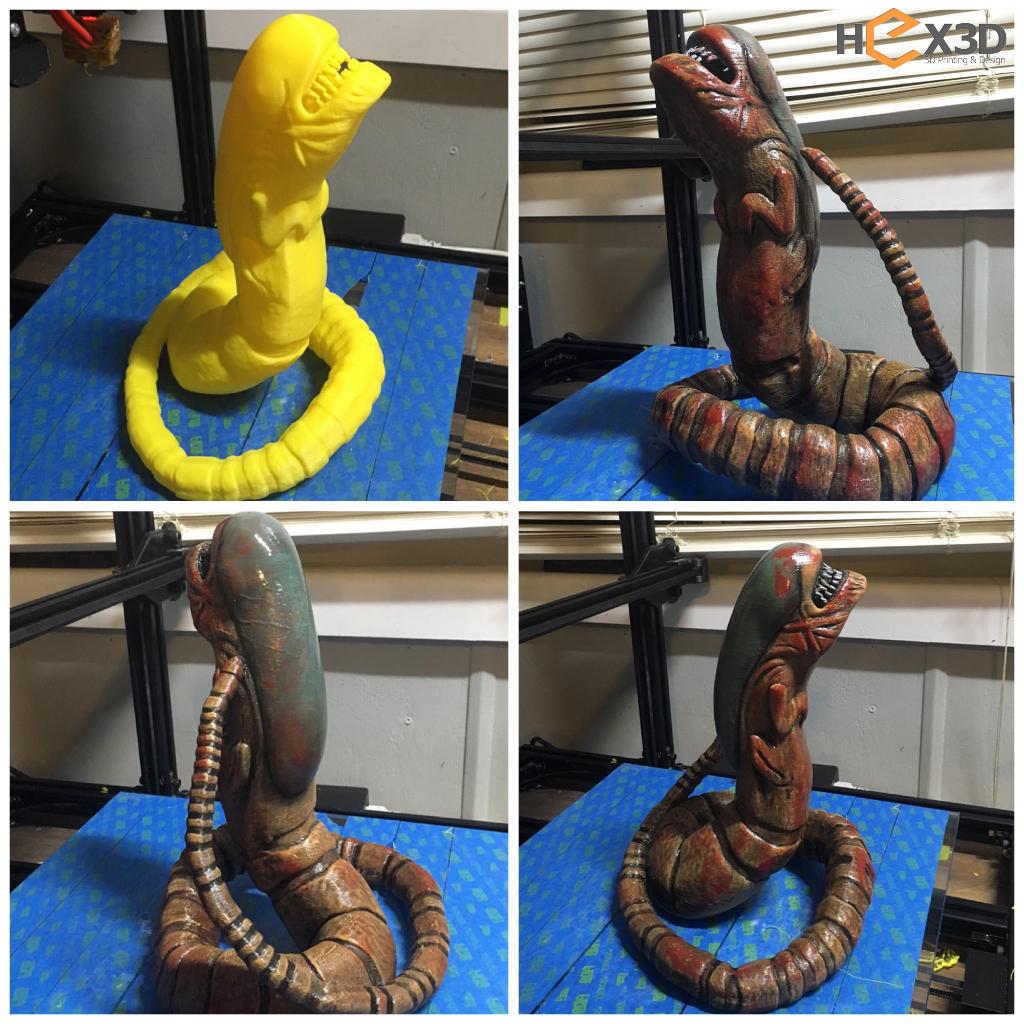 Alien Chestburster Prop 1:1 Scale Model Kit Prop Cosplay - Etsy