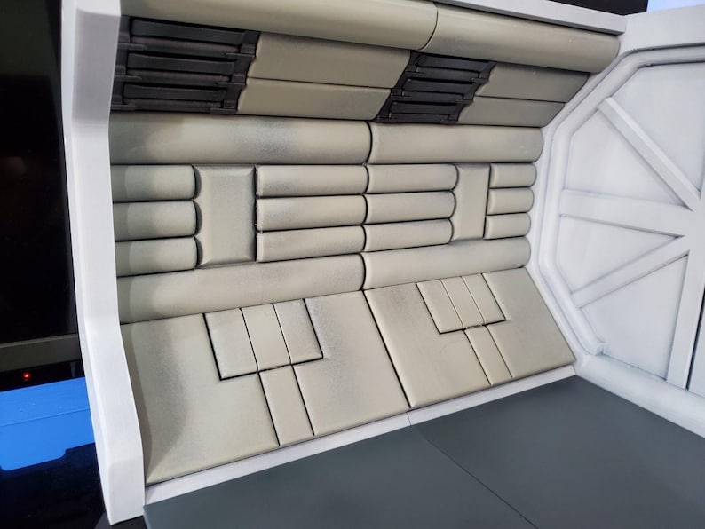 Alien Diorama Nostromo Hallway Model Kit for 1/10 Scale Figures NECA ...