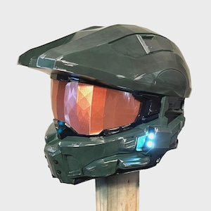 Halo Helmet 3D Printed Model Kit Prop Master Chief