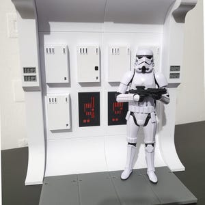1/12 Scale Star Wars Display Stand for Black Series Figures Diorama Figuarts