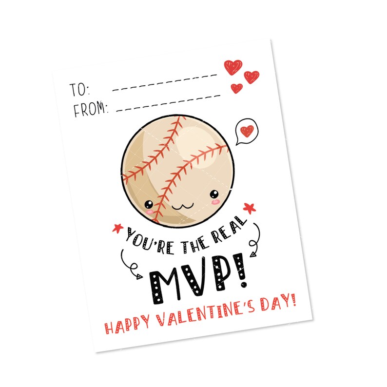 Printable Sports Valentines Printable Soccer Valentines Etsy