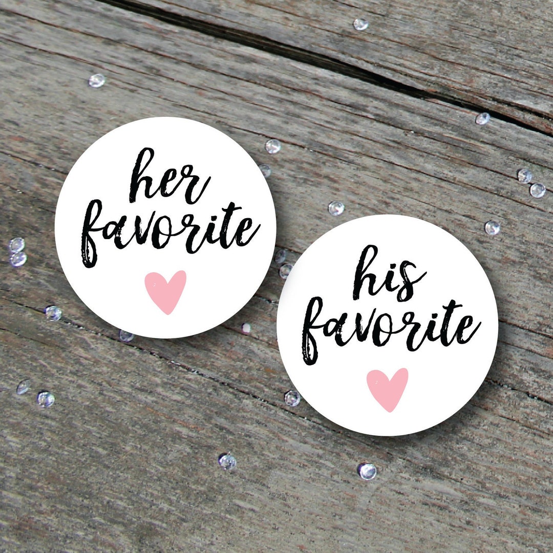 His & Hers Labels His and Hers His and Hers Stickers His Etsy Canada