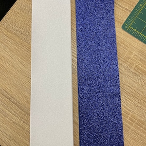 Glitter Ribbon 3&quot; Cheer Bows Glitter Strips 29&quot; long make your own cheer bows supplies