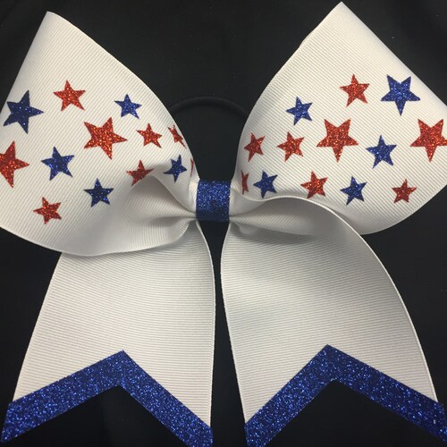 fourth of july cheer bows