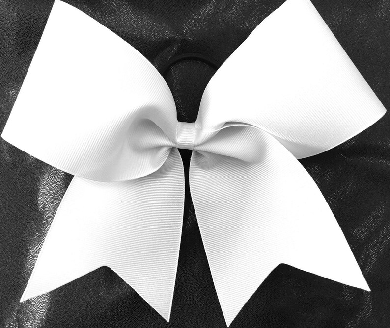 Grosgrain Ribbon Cheer Bow Custom Made in Your Color Etsy