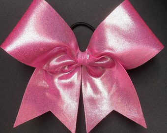 Pink Mystic Mystique Breast Cancer Awareness Cheer Bow