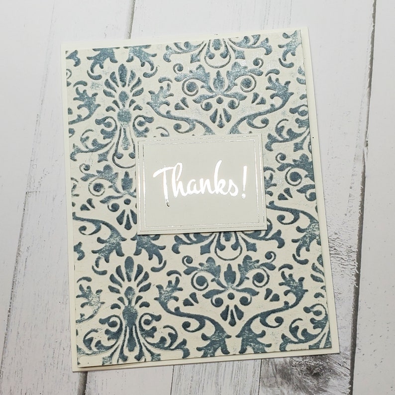 Printable Thank You Sentiments. Digital Download to print at home as many as you want. Can be foiled if printed with a laser printer
