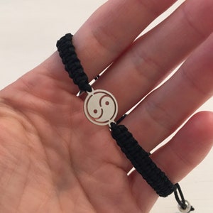 Yin yang bracelet / unisex bracelet image 1