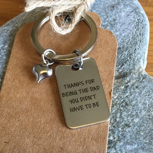 Step dad / father figure keyring
