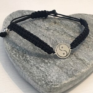 Yin yang bracelet / unisex bracelet image 2