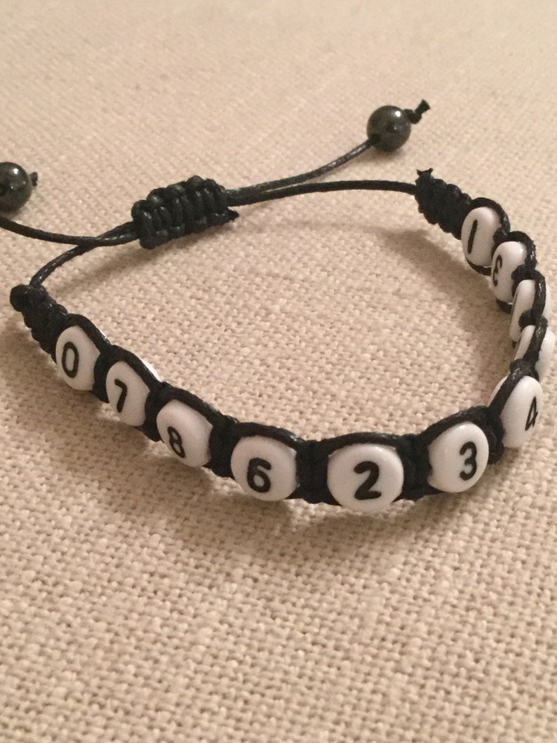 Kids/ Phone Number Bracelet Vulnerable adults number ...