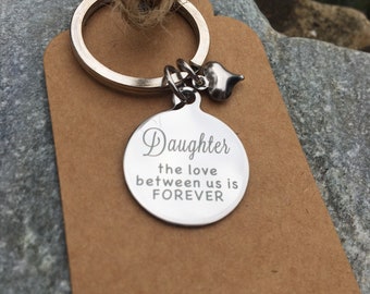 Daughter gift/ daughter keyring