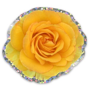 Rose 3 Glitter Sticker
