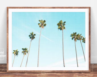 Tropical Print, Palm Print, Palm Poster, Palm Tree Print, Watercolor Palm, Palm Photography, Palm Digital Print, Palm Leaf Print, Palm Decor